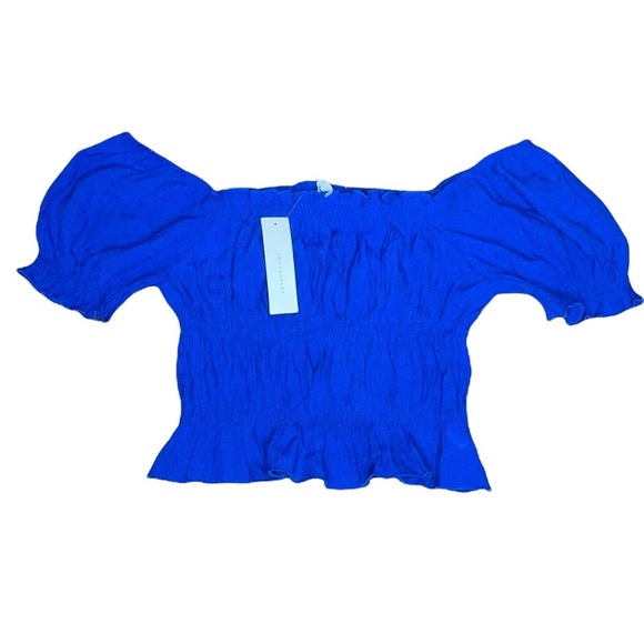 Timing Blue Crop Top Size L - Picture 1 of 6